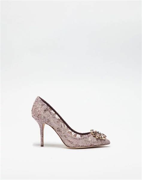 dolce gabbana lace pumps blush|Pump In Taormina Lace With Crystals .